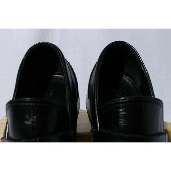 Paolo Iantorno Men\'s Black Eel Skin Penny Loafer 9 main image 7